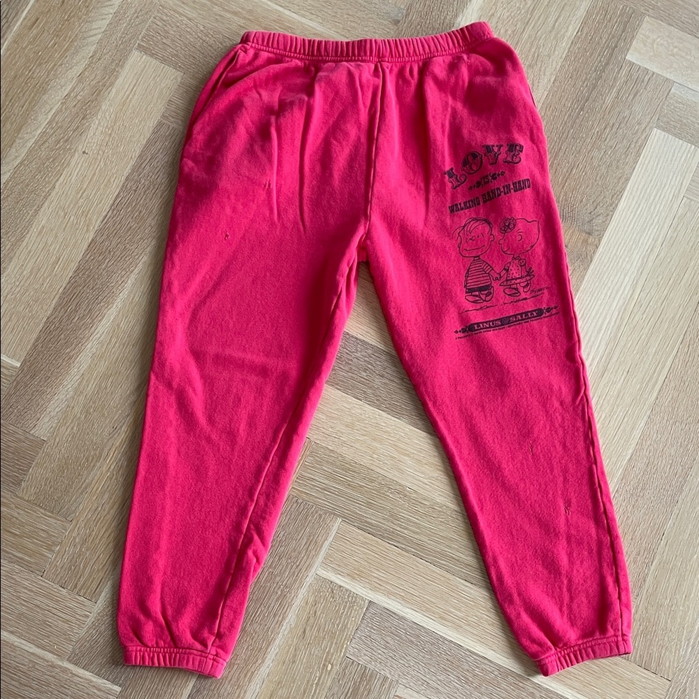 Marc Jacobs x Peanuts Linus Sally sweatpants xs